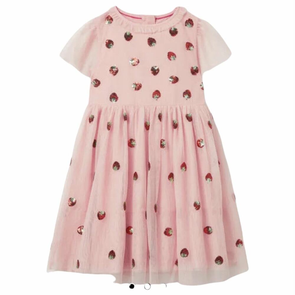 NWT Boden (3|4y) Sequin & Tulle Strawberry Dress